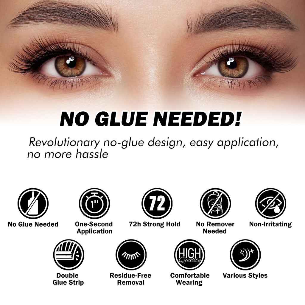 EASITENSION 156 PCS Self Adhesive Eyelashes Clusters Kit Lash Clusters DIY Eyelashes Pre Glued No Glue Needed No Remover No residue