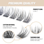 DIY Eyelash Extension Lash Clusters 120 Clusters False Eyelash  Effect Individual Natural Lashes Set at Home Eyelash Extension  Lashes Pack Volume Mixed