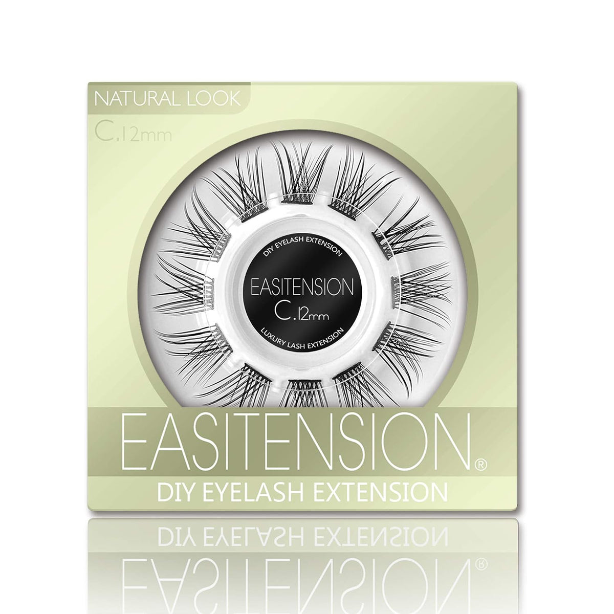 DIY Eyelash Extension, 12 Clusters Volume Lashes Set, Home Eyelash Extension, C curl Lashes Pack