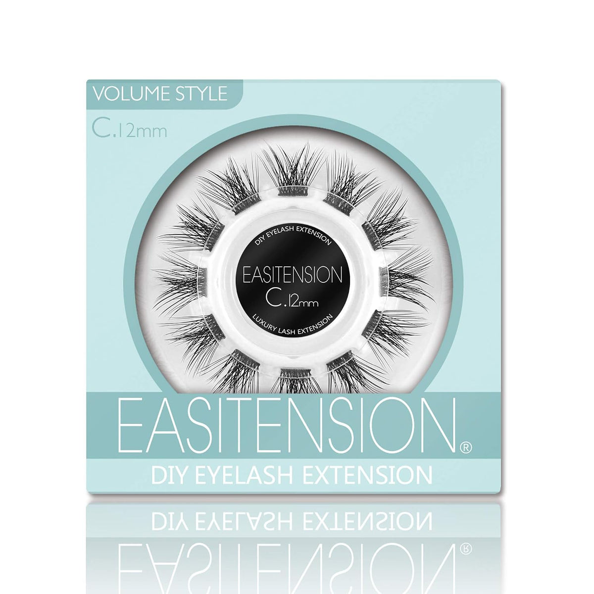 DIY Eyelash Extension, 12 Clusters Volume Lashes Set, Home Eyelash Extension, C curl Lashes Pack