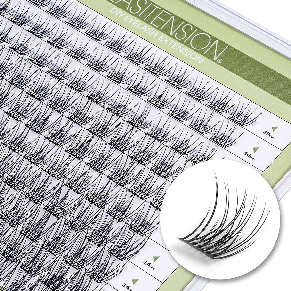DIY Eyelash Extension Lash Clusters 120 Clusters False Eyelash  Effect Individual Natural Lashes Set at Home Eyelash Extension  Lashes Pack Volume Mixed